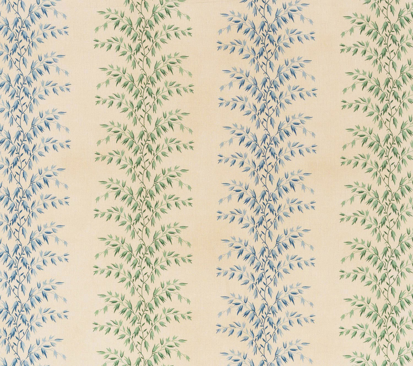 Décors Barbares - Rayures Datcha in green & blue