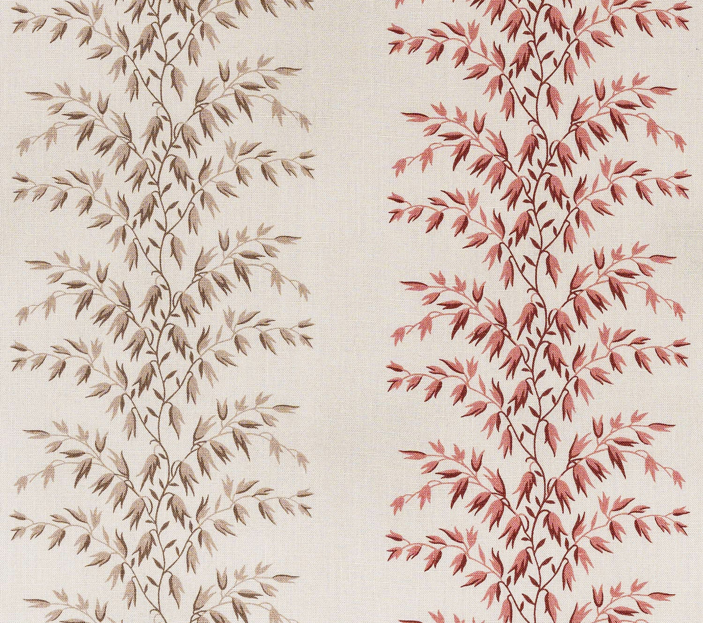 Décors Barbares - Rayures Datcha in red & beige