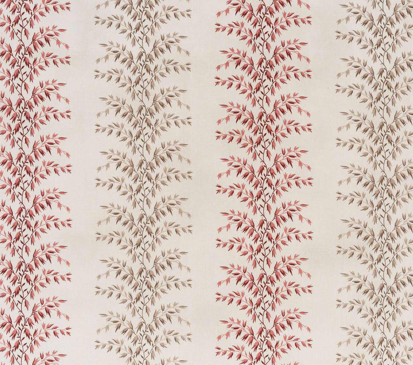 Décors Barbares - Rayures Datcha in red & beige