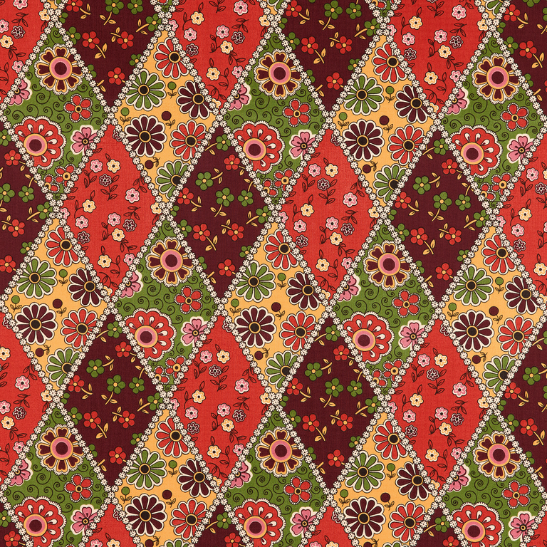 Décors Barbares - Arlequin in red