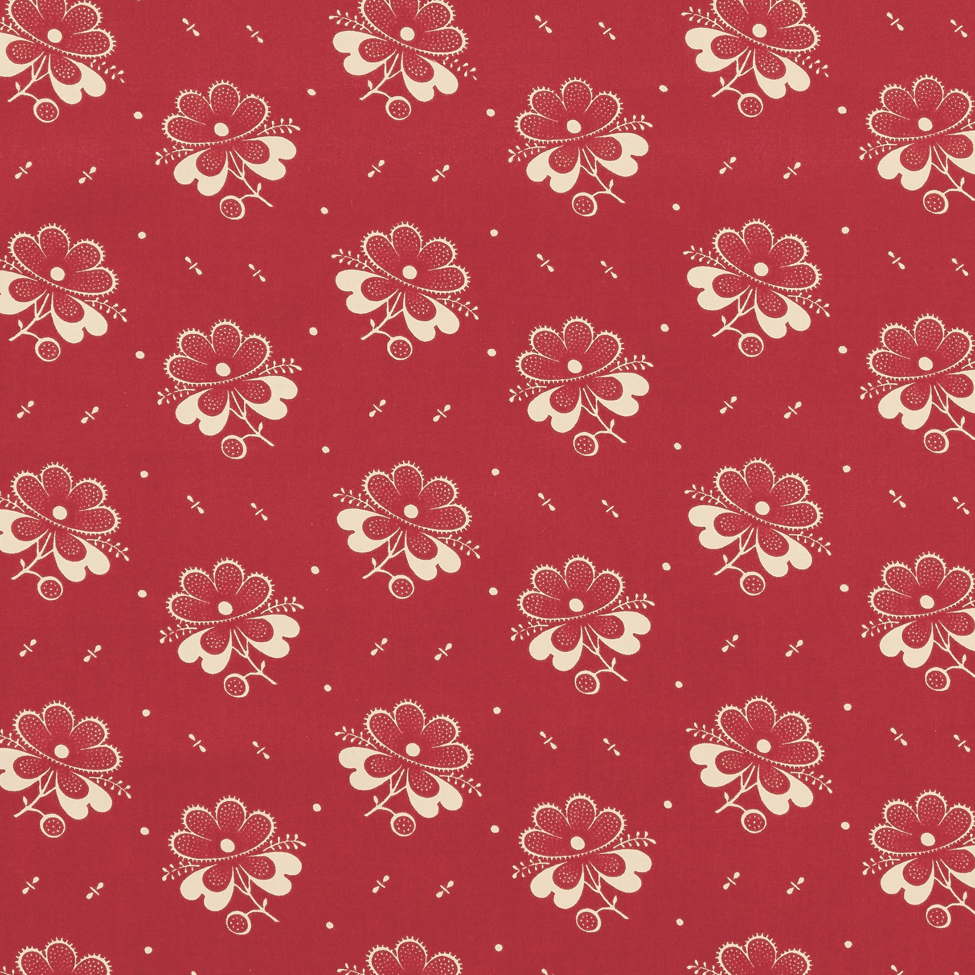 Décors Barbares - Fleur de Steppes in red