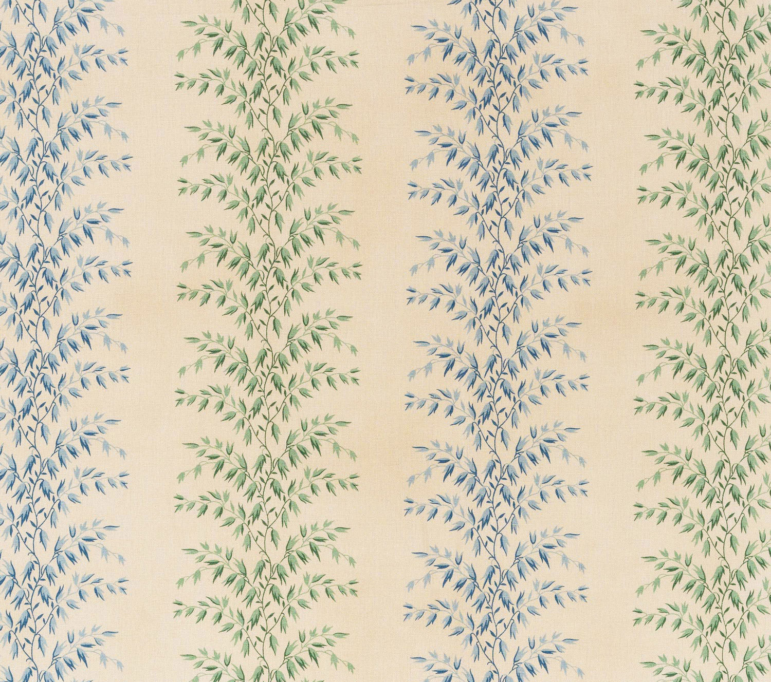 Décors Barbares - Rayures Datcha in green & blue