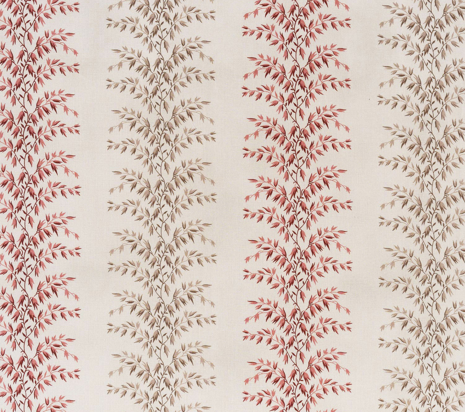 Décors Barbares - Rayures Datcha in red & beige