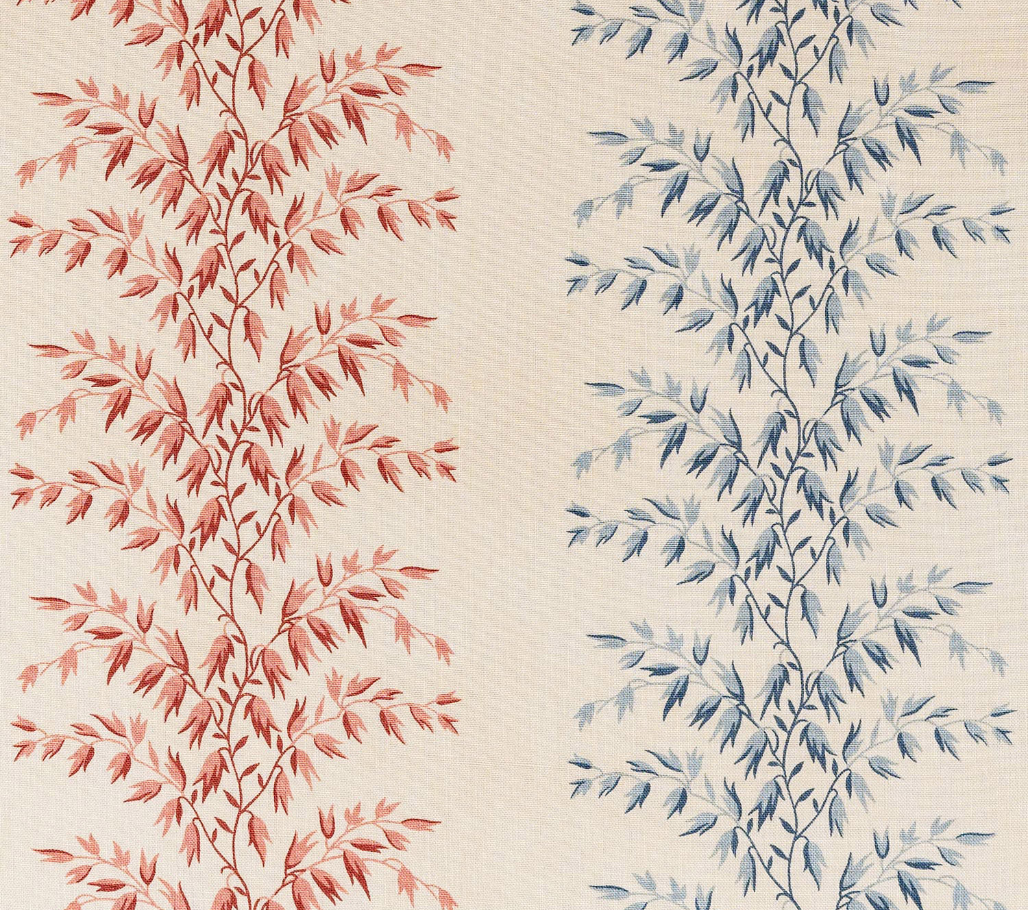 Décors Barbares - Rayures Datcha in red & blue