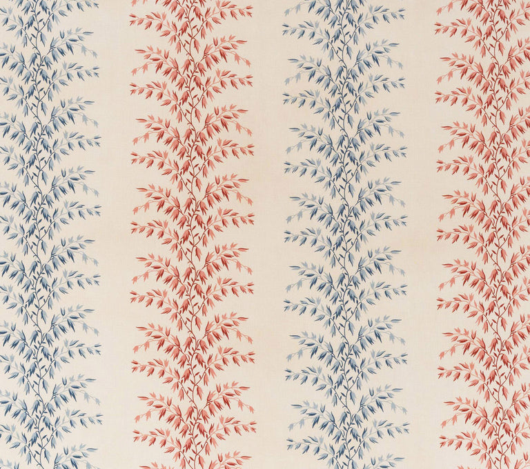 Décors Barbares - Rayures Datcha in red & blue