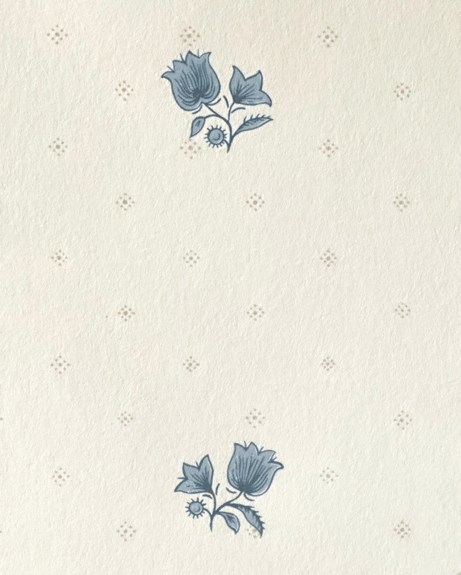 Decors Barbares_Wallpaper-Polonaise in Blue