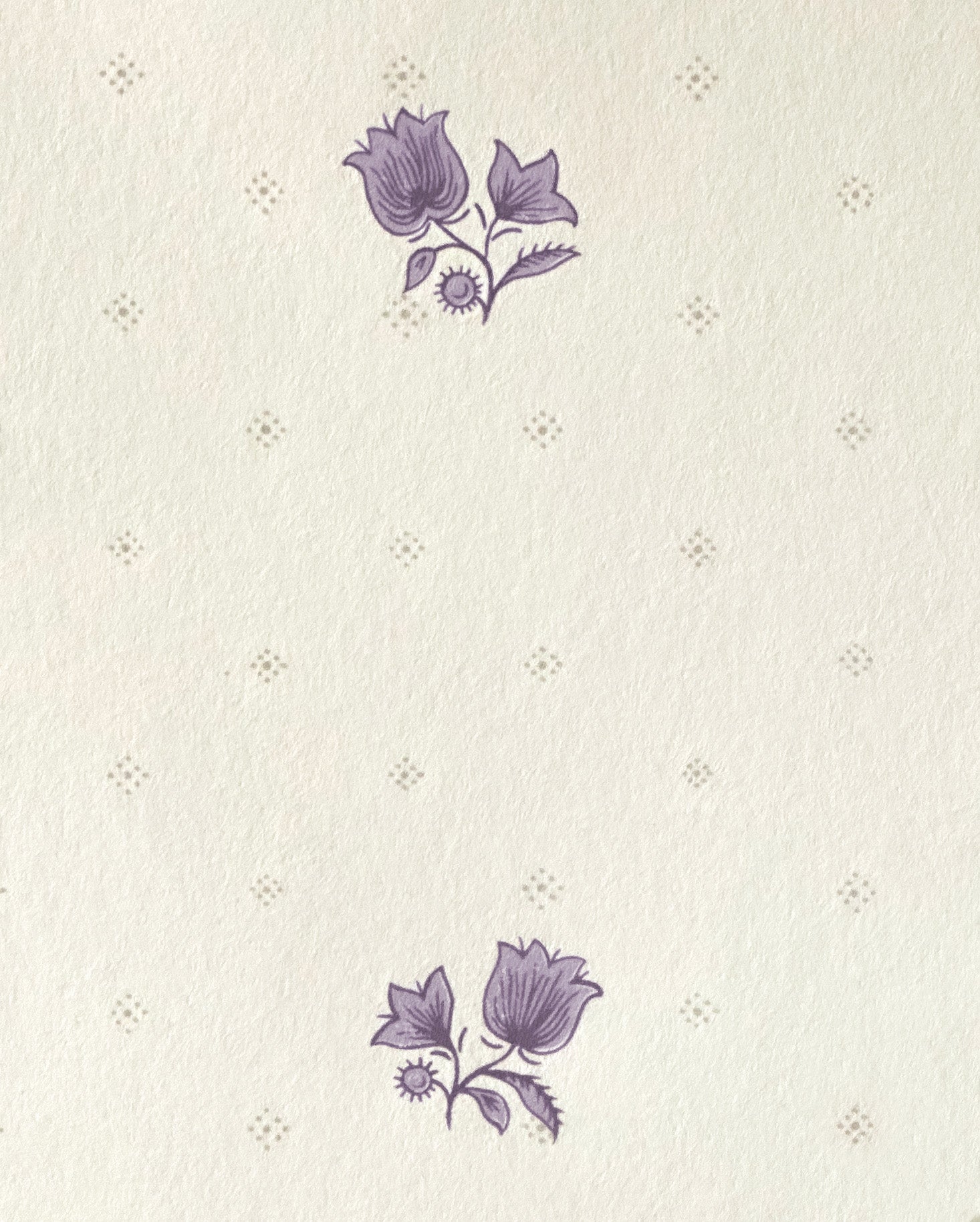 Decors Barbares_Wallpaper-Polonaise in Purple