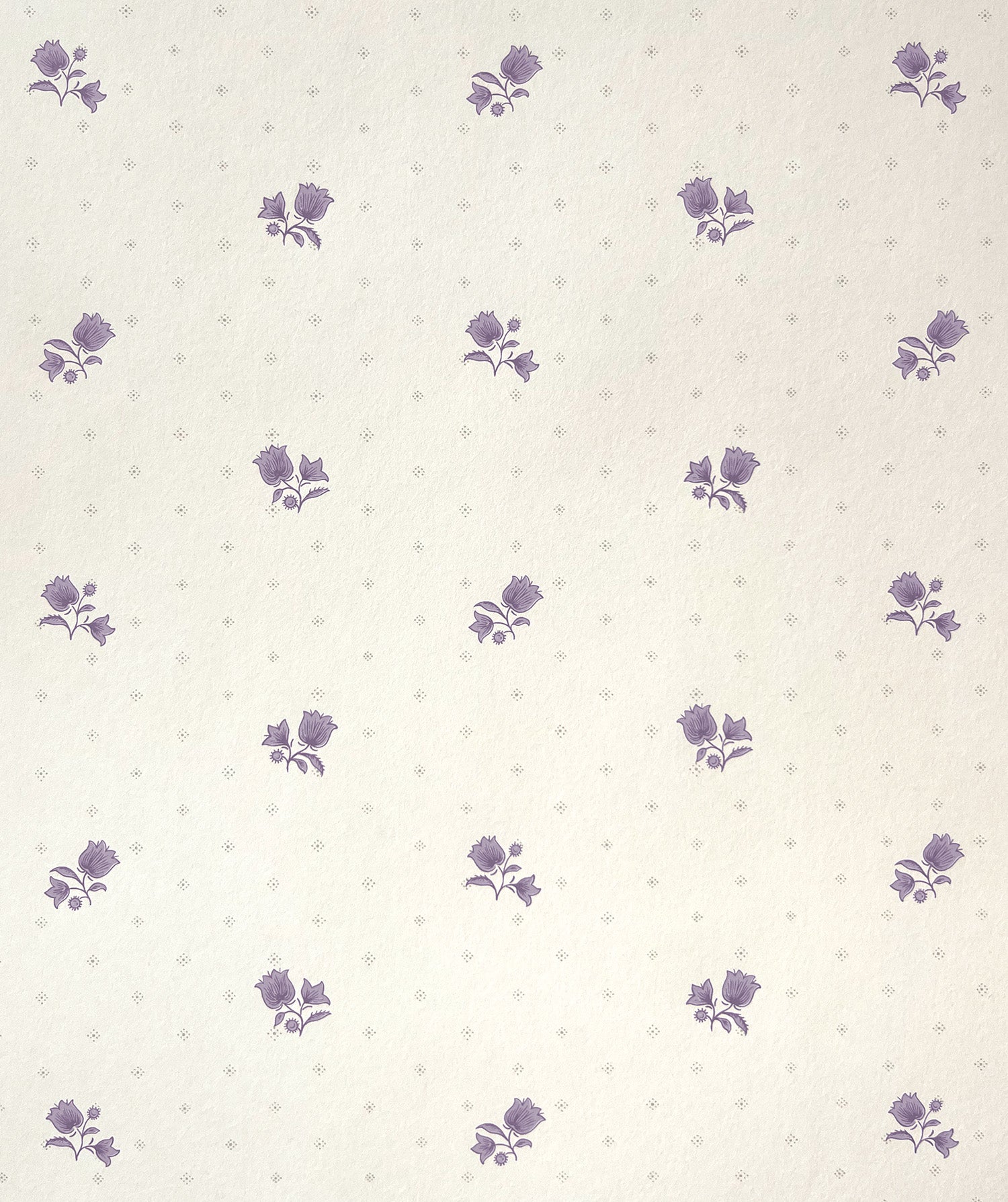 Decors Barbares_Wallpaper-Polonaise in Purple