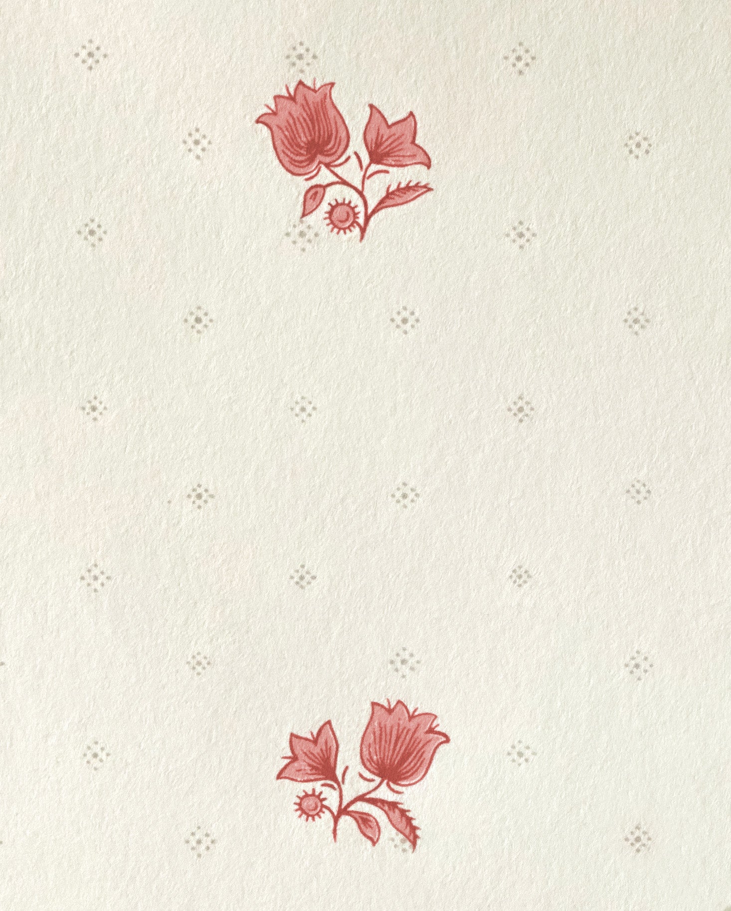 Decors Barbares_Wallpaper-Polonaise in Red