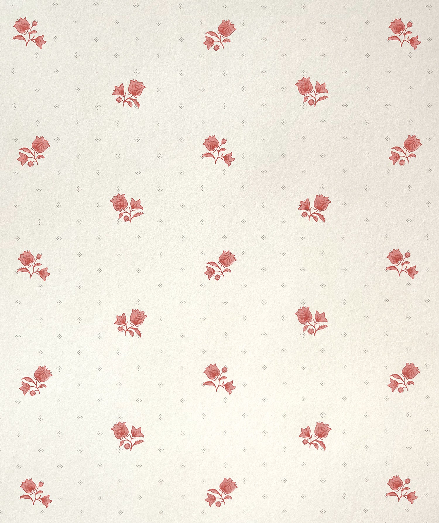 Decors Barbares_Wallpaper-Polonaise in Red