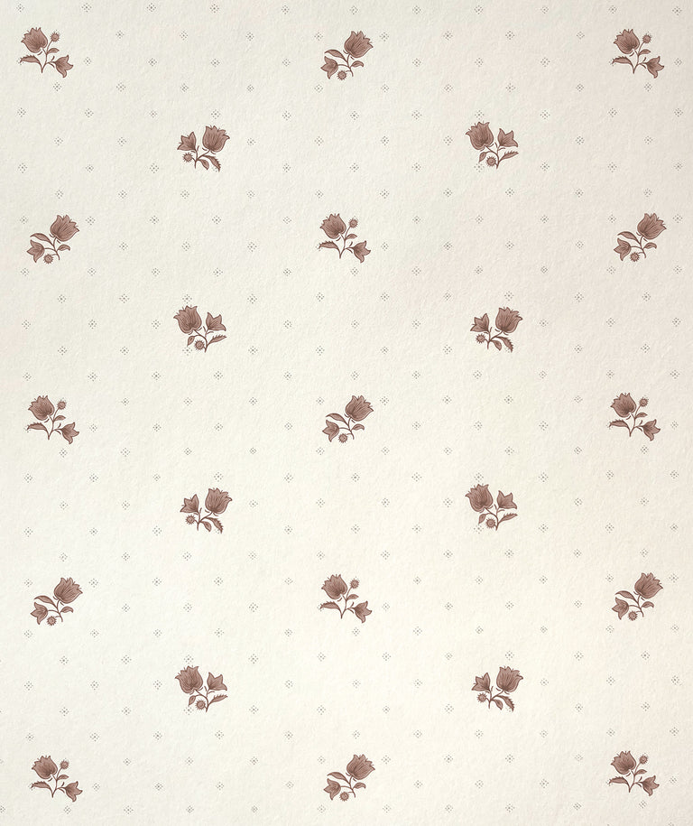 Decors Barbares_Wallpaper-Polonaise in Taupe
