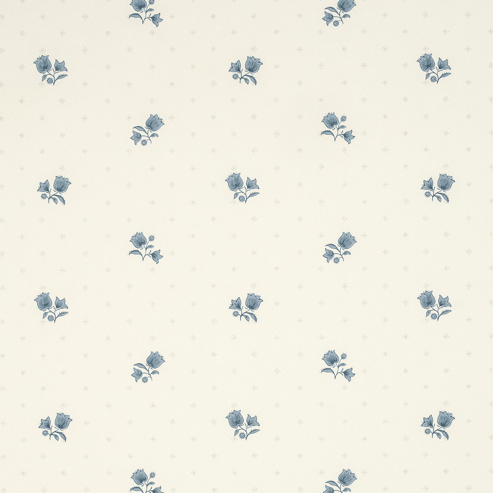 Decors Barbares-Wallpaper Polonaise in Blue