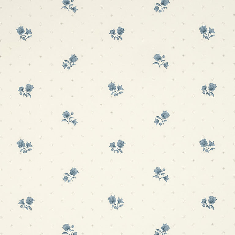 Decors Barbares-Wallpaper Polonaise in Blue