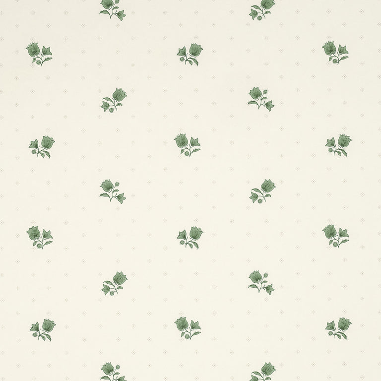 Decors Barbares-Wallpaper Polonaise in Green