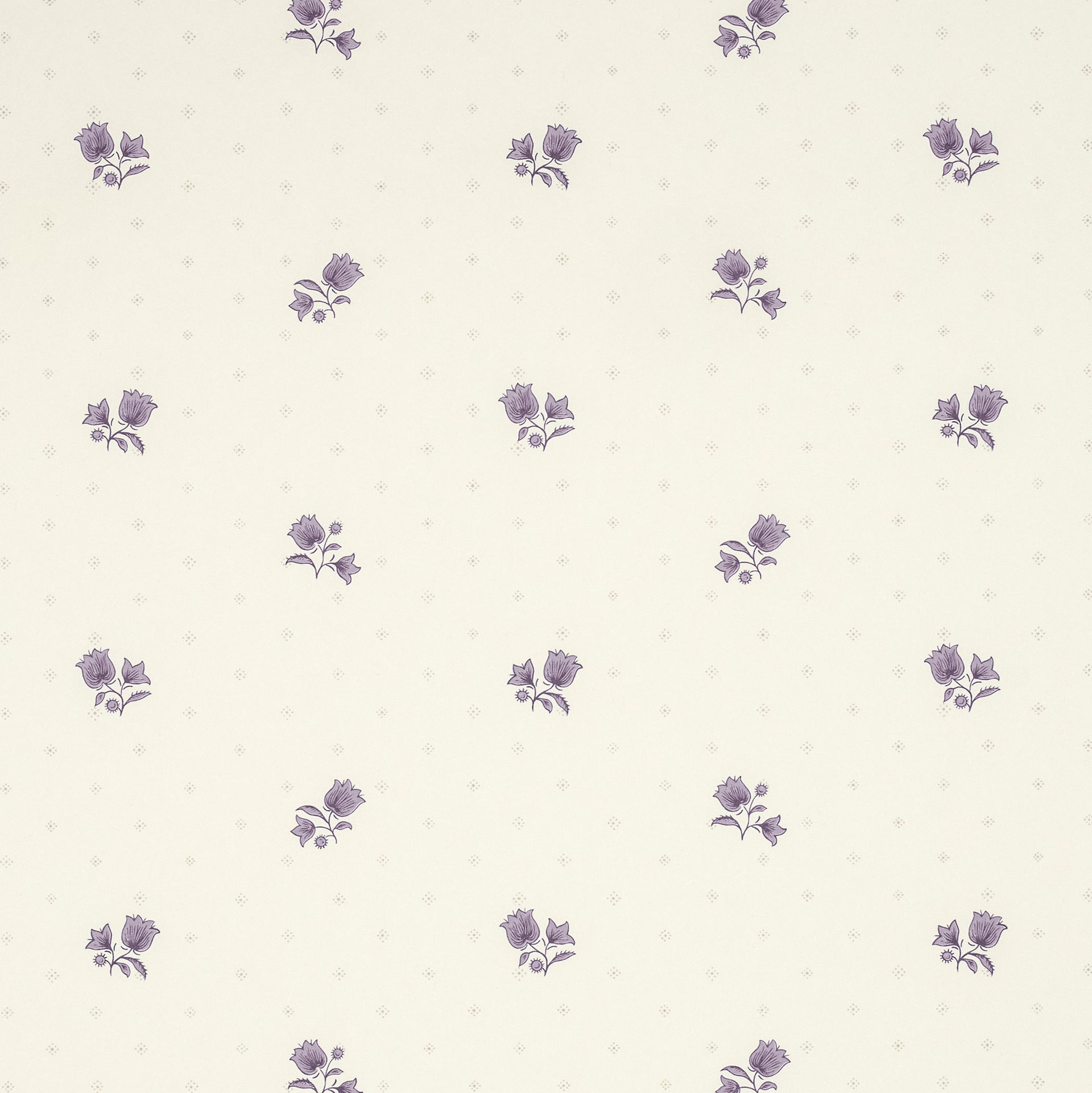 Decors Barbares-Wallpaper Polonaise in Purple