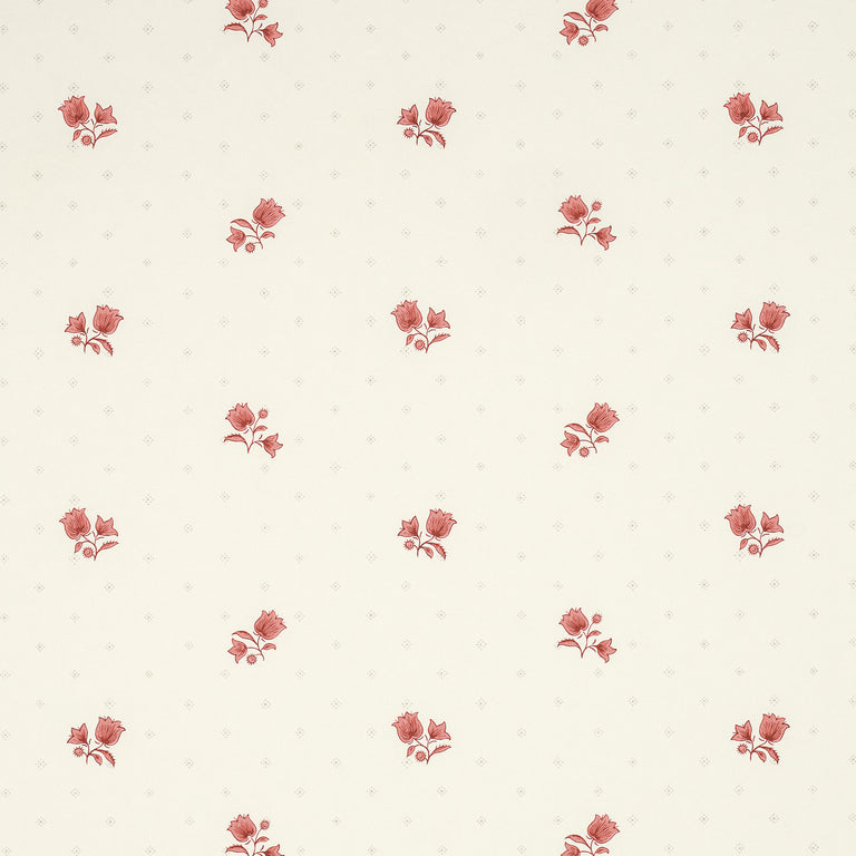Decors Barbares-Wallpaper Polonaise in Red