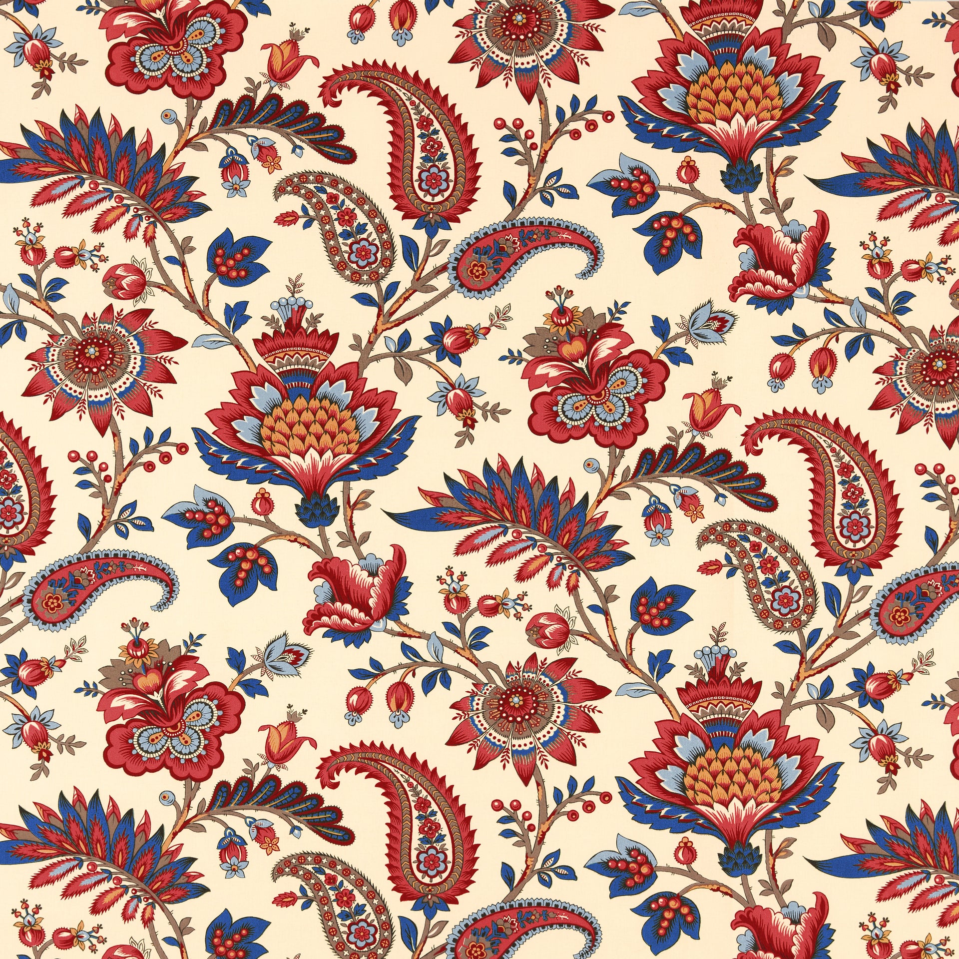 Décors Barbares - Zenaide in Red & Blue